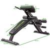 Tunturi CT80 - Panca fitness pieghevole multifunzione - Allenamento completo e core a casa - Regolabile, ideale per home gym