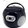 Wörlein Soundmaster SCD2120 Lettore CD portatile nero