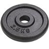vidaXL Piastre di peso 8 pezzi 8x2,5 kg in ghisa