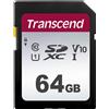 Transcend SDXC 300S 64 GB Classe 10 UHS-I U1