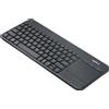 Logitech Wireless Touch Keyboard K400 Plus - Tastatur - drahtlos - 2.4 GHz - Tschechisch - Schwarz