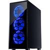 INTERTECH Inter-Tech Geh CXC2 Gaming 3x120mm Lüfter Argus L-12025 blau