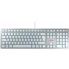 CHERRY KC 6000 SLIM - Tastiera - USB - Germania - Tastiera: CHERRY SX - Argento