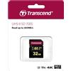Transcend 700S - Scheda di memoria flash - 32 GB - Classe video V90 / UHS-II U3 / Classe10 - SDHC UHS-II