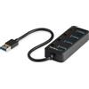StarTech.com Hub USB 3.0 a 4 porte - 4x USB-A con interruttori individuali On/Off - Distributore USB 3.0 mobile - Splitter USB 3.0 alimentato da bus - Hub - 4 x USB 3.1 Gen 1 - Desktop - per P/N: HB30C4AIB