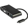 StarTech.com Adattatore Multiporta USB-C a VGA - Ricarica via Power Delivery (60W) - USB 3.0 - Gbe - Adattatore USB-C per Mac, Windows, Chrome OS