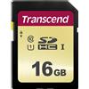 Transcend SDHC 500S 16GB Classe 10 UHS-I U1 V30