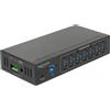 DELOCK Industrie HUB 7xUSB 3.0 Typ-A 15kV ESD Schutz extern