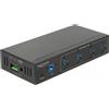 DELOCK Industrie HUB 4xUSB 3.0 Typ-A 15kV ESD Schutz extern