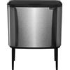 Brabantia cestino Bo Touch Bin acciaio opaco FPP, 11 + 23 L