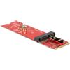 DELOCK Konverter M.2 KeyM St > M.2 KeyE Slot f. USB/PCIe
