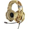 Trust - Cuffie da gioco GXT 322D Carus, desert camo