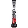 Lenco Altoparlante Bluetooth a torre, radio FM, riproduzione USB/SD