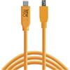Tether Tools da USB-C a 2.0 Mini B a 5 pin 4,60 m arancione