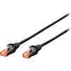 DIGITUS DK-1644-100-BL- Cavo patch DIGITUS Cat. 6, S/FTP, 10,0 m, nero, 5 pz