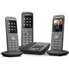 Gigaset Telefono cordless trio dect nero con segreteria Gigaset GIGACL660ATRIO
