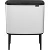 Brabantia Cestino Brabantia Bo Touch Bin bianco, 3 x 11 L