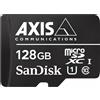 AXIS Surveillance - Flash-Speicherkarte (microSDXC-an-SD-Adapter inbegriffen) - 128GB - UHS-I U1 / Class10 - microSDXC