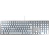 CHERRY KC 6000 slim - Tastatur - USB - US - Silber (JK-1600EU-1)
