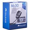 Albrecht Midland - Radio CB Ricetrasmittente Portatile Senza Licenza M-30, Ricetrasmittenti Professionali Multibanda AM/FM Compatibile 12V/24V, Display TFT a Colori, Squelch Digitale, Noise Blanker, Dual Watch