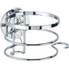 WENKO Supporto per asciugacapelli Supporto per asciugacapelli in acciaio inox senza forare Bagno WC Capelli