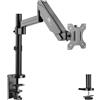 Maclean Tavolo per monitor con supporto a molla a gas Schermo singolo fino a 8 kg 32" pollici VESA 75-100 Casa ufficio