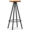 vidaXL Barhocker 2 Stk. Altholz massiccio