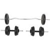 vidaXL Set di bilancieri e manubri da 30 kg