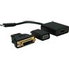 VALUE Adattatore display USB Tipo C - VGA + HDMI + DVI