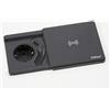 EVoline Schulte EVOline Square 80 Schuko con caricatore USB QI, nero
