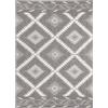 Hanse Home 120x170 cm : 120x170 cm Tappeto singolo Twin Supreme 103428 Malibu grey creme - per esterni e interni