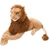 BRUBAKER leone di peluche sdraiato 110 cm peluche di peluche