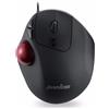 Perixx PERIMICE-517, Mouse ergonomico con trackball, cavo USB, nero
