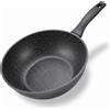 STONELINE® Padella Wok 30 cm | Nero