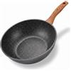 STONELINE® Back to Nature wok 30 cm | aspetto legno