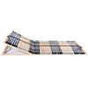 vidaXL Rete a doghe con 42 doghe, 7 zone, 70x200 cm