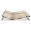 vidaXL Rete a doghe con 28 doghe 7 zone 140x200 cm