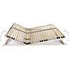 vidaXL Rete a doghe con 28 doghe, 7 zone, 120x200 cm