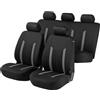 WALSER coprisedile auto set completo Hastings, coprisedile auto per sedili normali, 2 coprisedili anteriori, 1 coprisedile posteriore, protezione per sedile auto