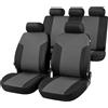 CarComfort WALSER coprisedile auto set completo Portland, coprisedile auto per sedili normali, 2 coprisedili anteriori, 1 coprisedile posteriore, protezione per sedile auto
