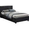 Habitat et Jardin Letto con contenitore "Carla" - 90 x 190 cm- Nero