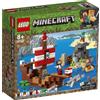 LEGO 21152 Minecraft L'avventura della nave pirata, set da costruzione