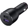 Huawei, caricatore per auto Super Charge CP37 con cavo USB / USB-C, nero