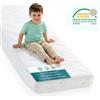 neu.haus Materasso per bambini 70 x 140 cm in schiuma a freddo, bianco