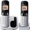 Big Buy Cooking Telefono cordless Panasonic KX-TGC212PL/ Pacchetto DUO/ Argento
