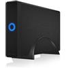ICY BOX RaidSonic ICY BOX IB-377-C31 - Contenitore di archiviazione con visualizzazione dei dati, indicatore di alimentazione - 3,5" (8,9 cm) - SATA 6Gb/s - 600 MBps - USB 3.1 (Gen 2)