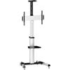 Reflecta 23210 Supporto da Tavolo per Monitor Tv da 37 a 70 Pollici Alluminio Nero