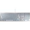 CHERRY - Tastatur - USB - USA - Tastenschalter: CHERRY SX - Silber