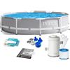 INTEX Piscina Prism Frame 305 x 76 cm con filtrazione a cartuccia - 26702