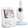 Philips AVENT Baby monitor SCD835/26 Video baby monitor 300 m FHSS Blu, Bianco